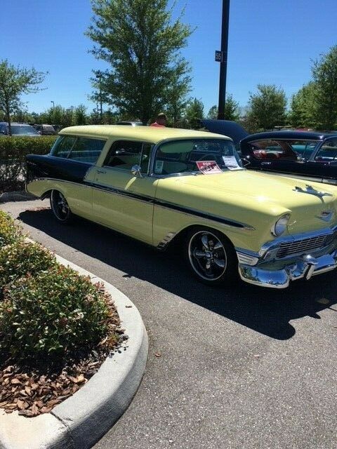 1956 CROCUS YELLOW / ONYX BLACK Chevrolet Nomad NOMAD