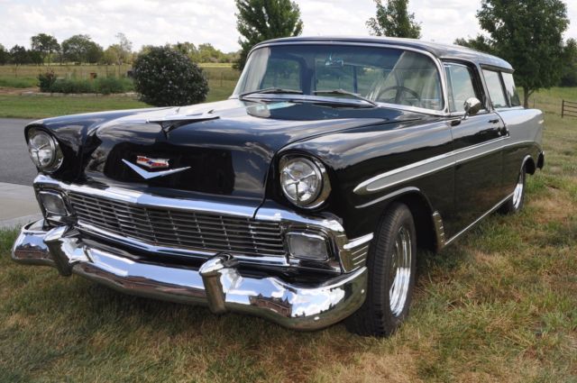 1956 Black Chevrolet Nomad
