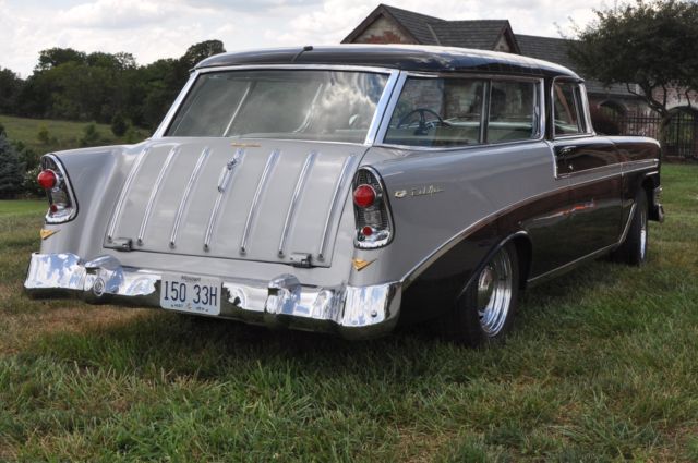 1956 Black Chevrolet Nomad