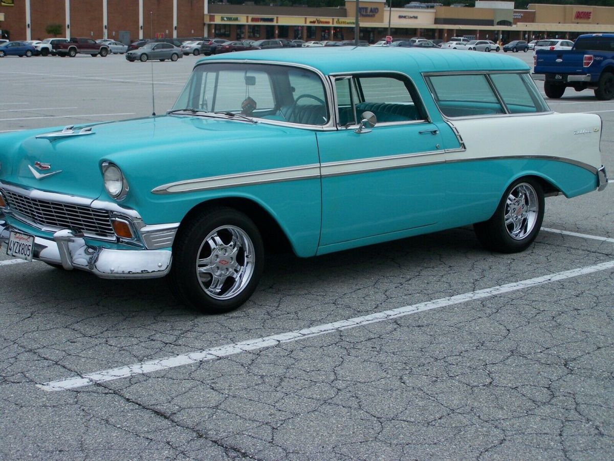 1956 Green Chevrolet Bel Air/150/210 Wagon