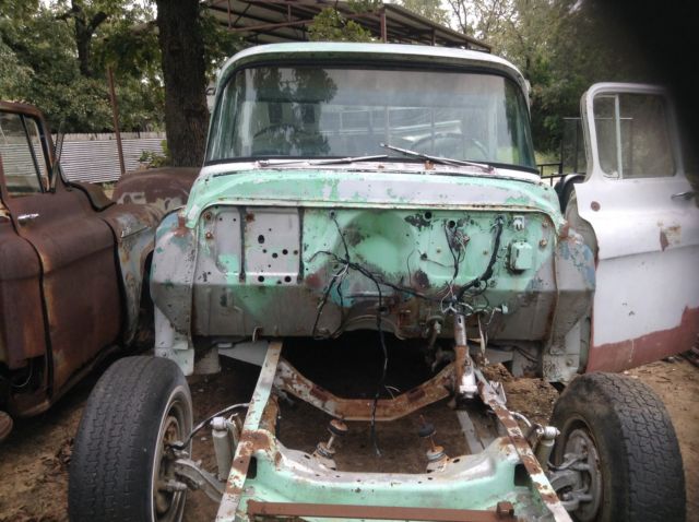 1956 White Chevrolet Other Pickups Big window
