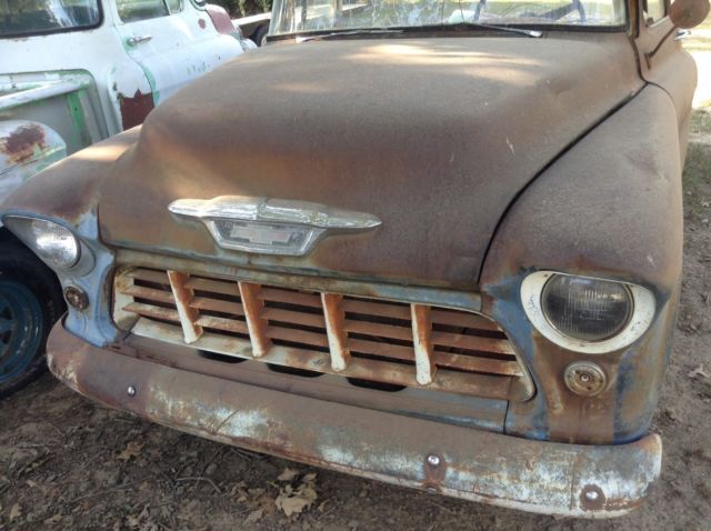1956 White Chevrolet Other Pickups Big window