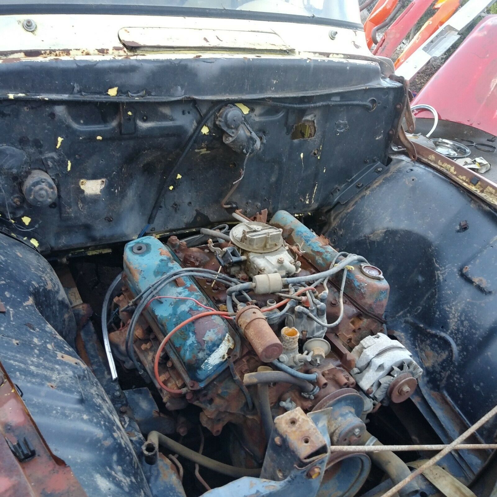 1956 Gray Ford F-100 Standard Cab Pickup