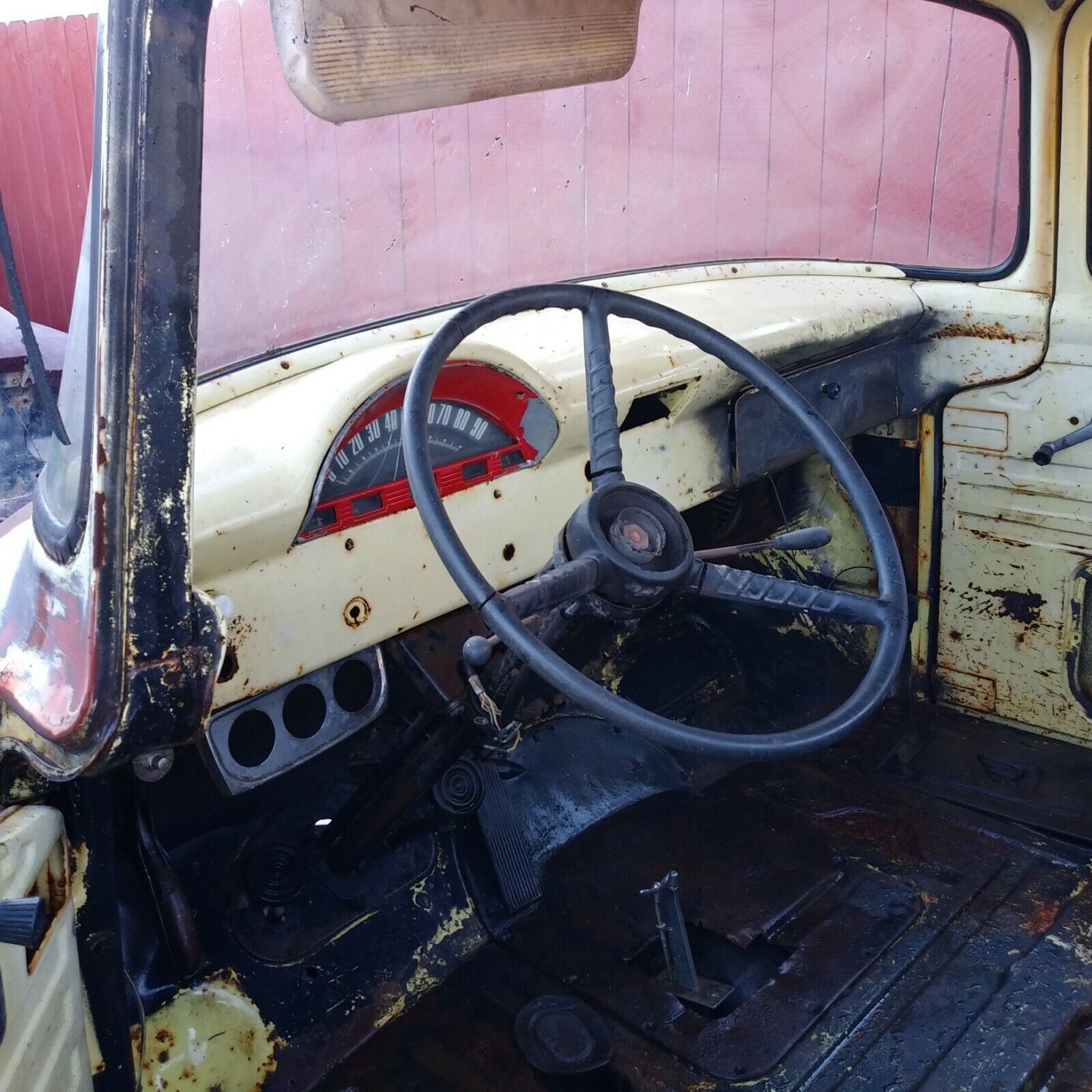 1956 Gray Ford F-100 Standard Cab Pickup