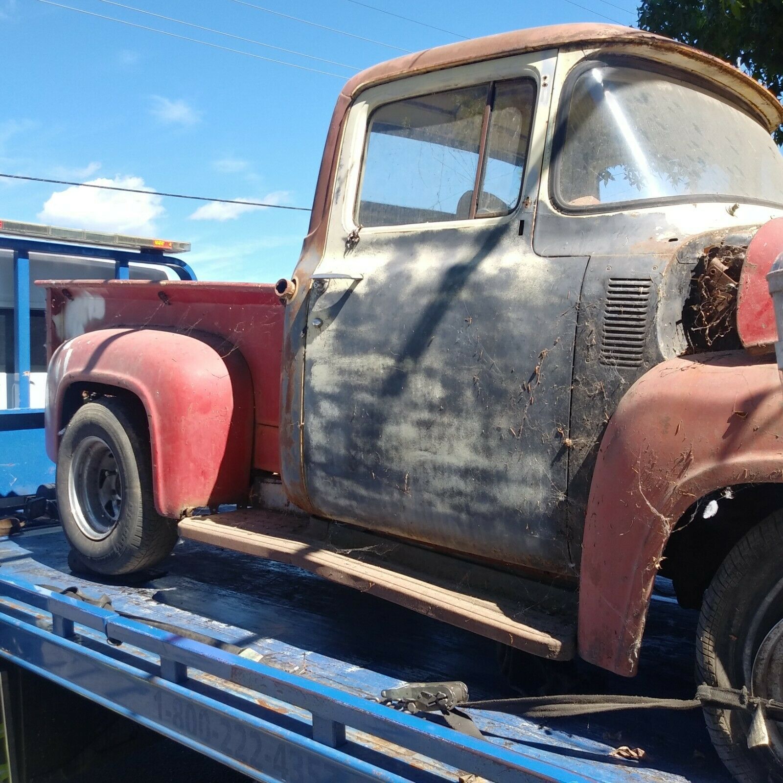 1956 Gray Ford F-100 Standard Cab Pickup