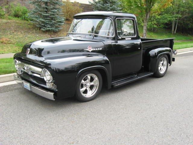 1956 black Ford F-100
