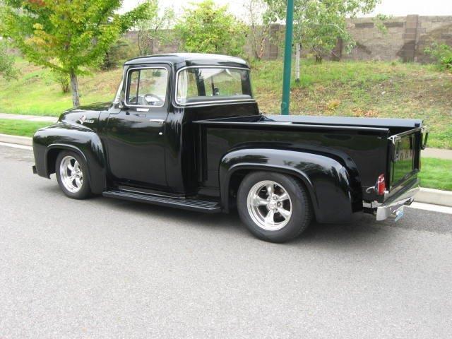 1956 black Ford F-100
