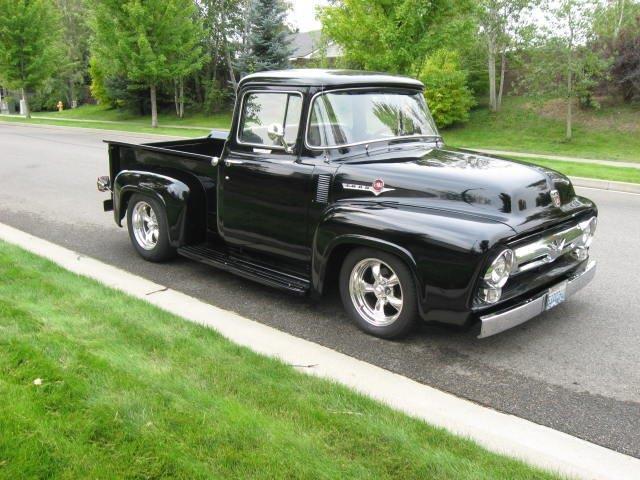 1956 black Ford F-100