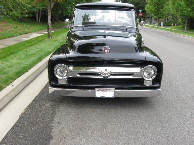 1956 black Ford F-100