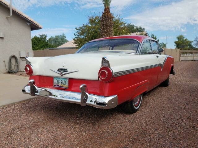 1956 Red/White Ford Fairlane Coupe