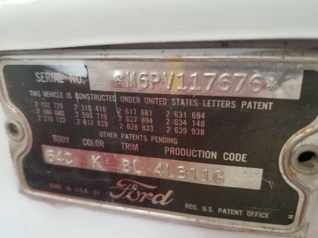 1956 Red/White Ford Fairlane Coupe