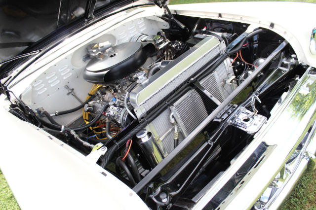 1956 CRIMSON RED DIAMOND WHITE PEARL Oldsmobile 88 2 DOOR SEDAN