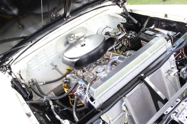 1956 PEARL WHITE AND CRIMSON RED Oldsmobile Eighty-Eight 2 DOOR SEDAN