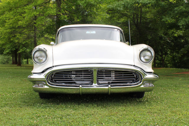 1956 CRIMSON RED DIAMOND WHITE PEARL Oldsmobile 88 2 DOOR SEDAN