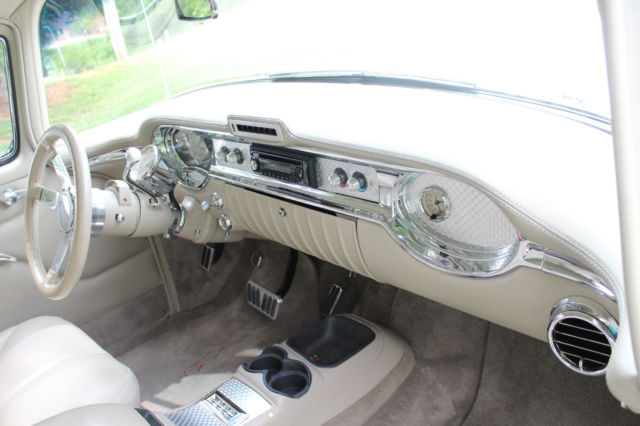 1956 CRIMSON RED DIAMOND WHITE PEARL Oldsmobile 88 2 DOOR SEDAN