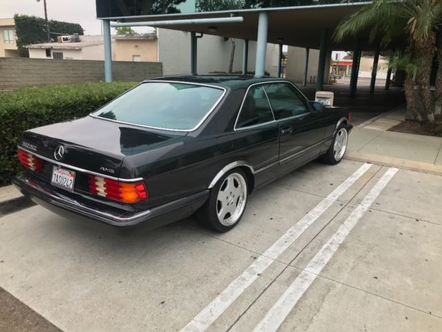 1988 Gray Mercedes-Benz 500-Series Coupe