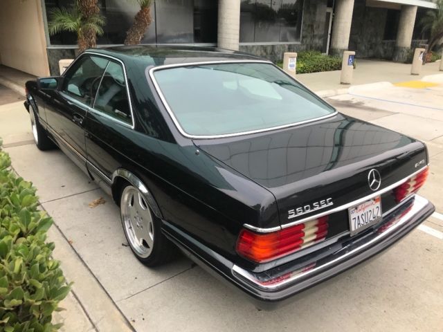 1988 Gray Mercedes-Benz 500-Series Coupe