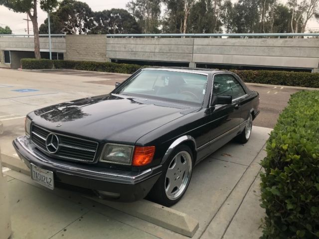 1988 Gray Mercedes-Benz 500-Series Coupe