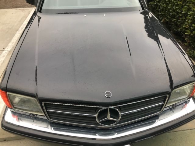 1988 Gray Mercedes-Benz 500-Series Coupe