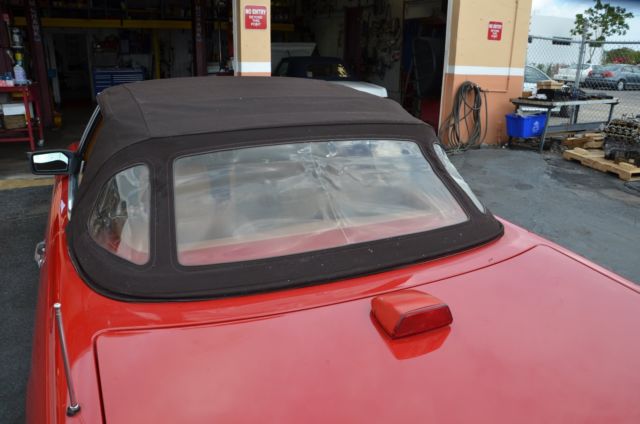 1987 Red Mercedes-Benz SL-Class Convertible