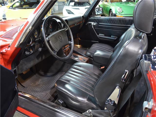 1988 Red Mercedes-Benz SL-Class --