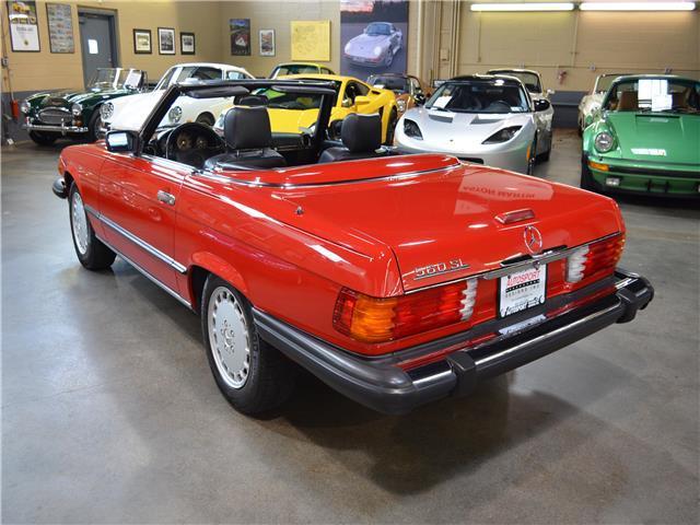 1988 Red Mercedes-Benz SL-Class --