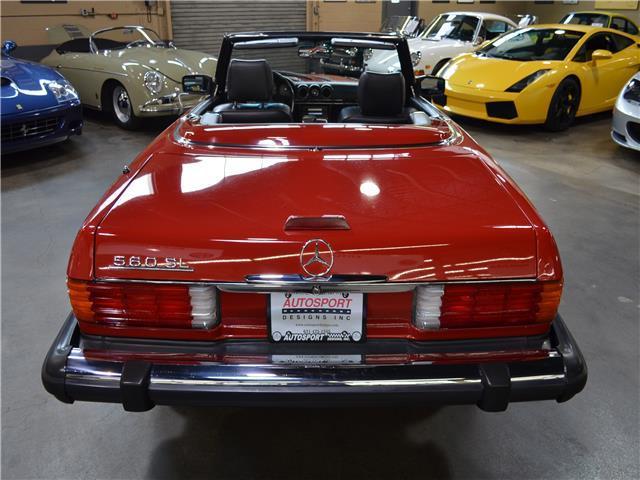 1988 Red Mercedes-Benz SL-Class --