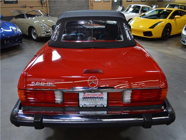 1988 Red Mercedes-Benz SL-Class --