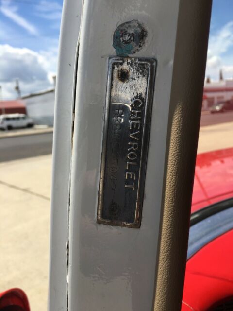 1956 White Chevrolet Bel Air/150/210 Coupe