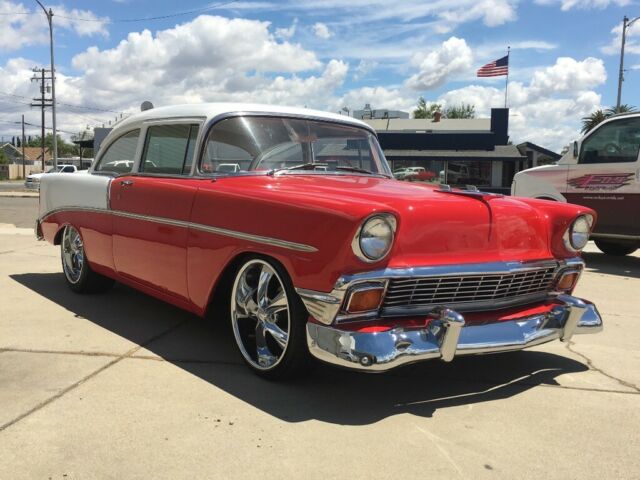 1956 White Chevrolet Bel Air/150/210 Coupe