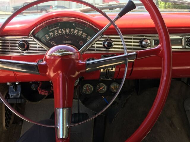1956 White Chevrolet Bel Air/150/210 Coupe