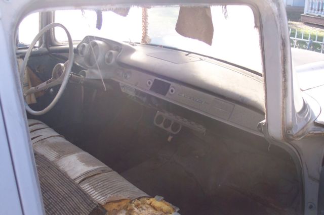 1957 Tan Chevrolet Bel Air/150/210 Sedan