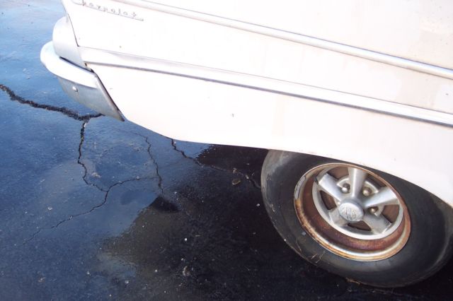 1957 Tan Chevrolet Bel Air/150/210 Sedan