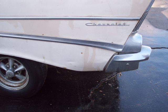 1957 Tan Chevrolet Bel Air/150/210 Sedan