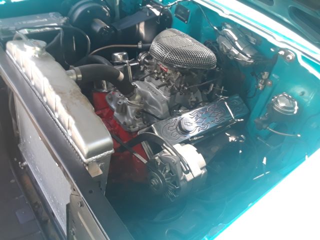 1957 turquoise Chevrolet Bel Air/150/210 2 Dr HT