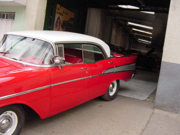 1957 Red/White Chevrolet Bel Air/150/210