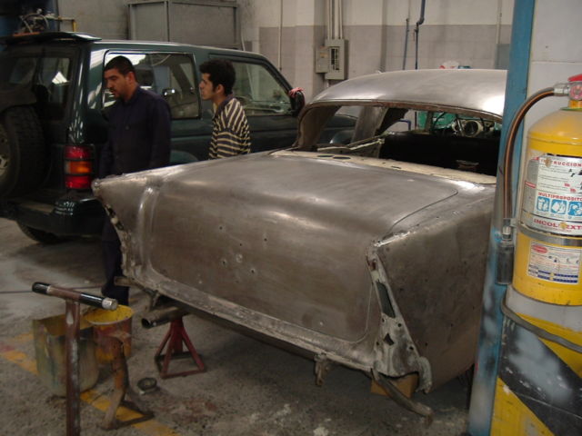 1957 Red/White Chevrolet Bel Air/150/210