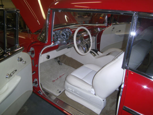 1957 Red Chevrolet Bel Air/150/210 Coupe