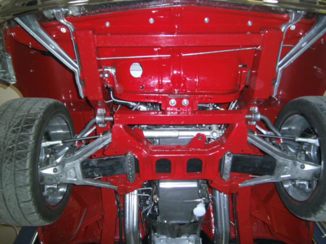 1957 Red Chevrolet Bel Air/150/210 Coupe