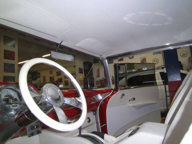 1957 Red Chevrolet Bel Air/150/210 Coupe