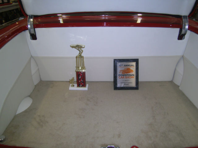 1957 Red Chevrolet Bel Air/150/210 Coupe