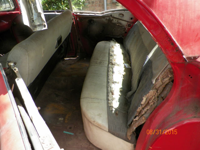 1957 RED Chevrolet Bel Air/150/210 4 DR HARD TOP