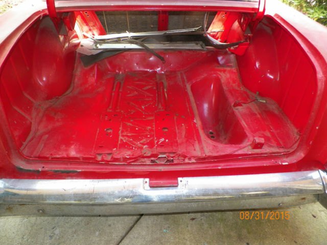 1957 RED Chevrolet Bel Air/150/210 4 DR HARD TOP