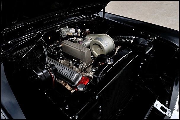 1957 Burgundy Chevrolet Bel Air/150/210 Sedan