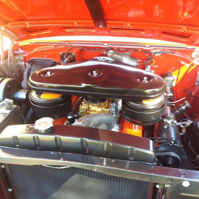 1957 Red Chevrolet Bel Air/150/210 2 dr htp