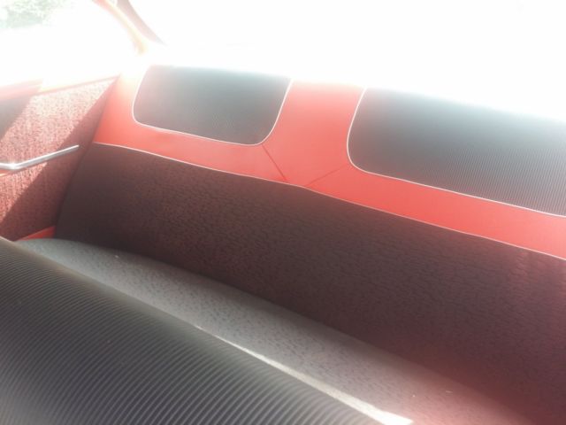 1957 Red Chevrolet Bel Air/150/210 Sedan