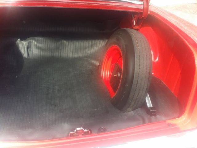 1957 Red Chevrolet Bel Air/150/210 Sedan