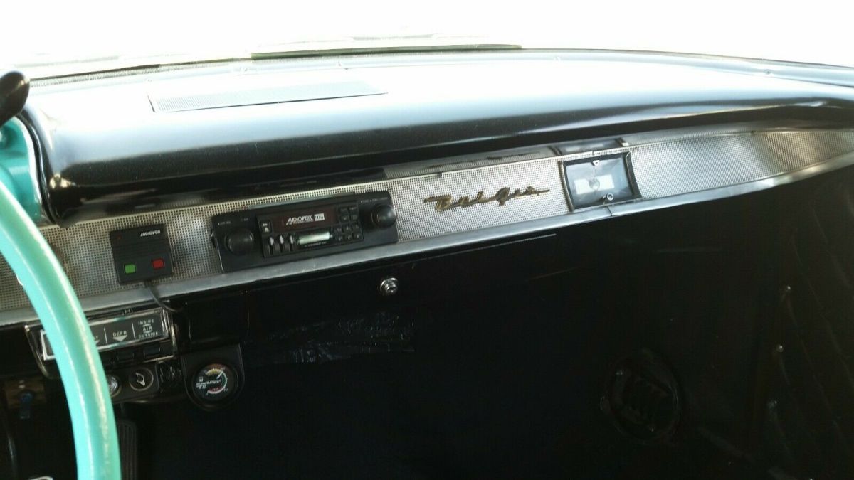 1957 Teal Chevrolet Bel Air/150/210 Sedan