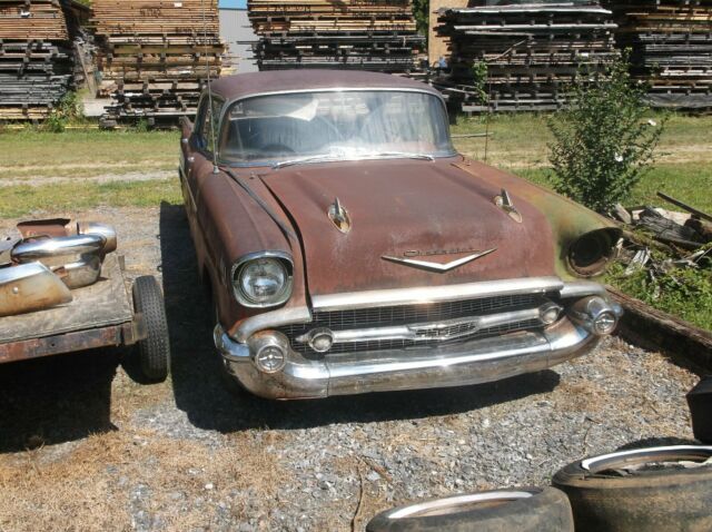 1957 copper Chevrolet Bel Air/150/210 4 door hardtop