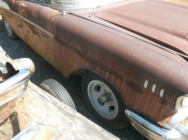 1957 copper Chevrolet Bel Air/150/210 4 door hardtop
